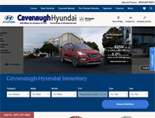 Tablet Screenshot of cavenaughhyundai.com